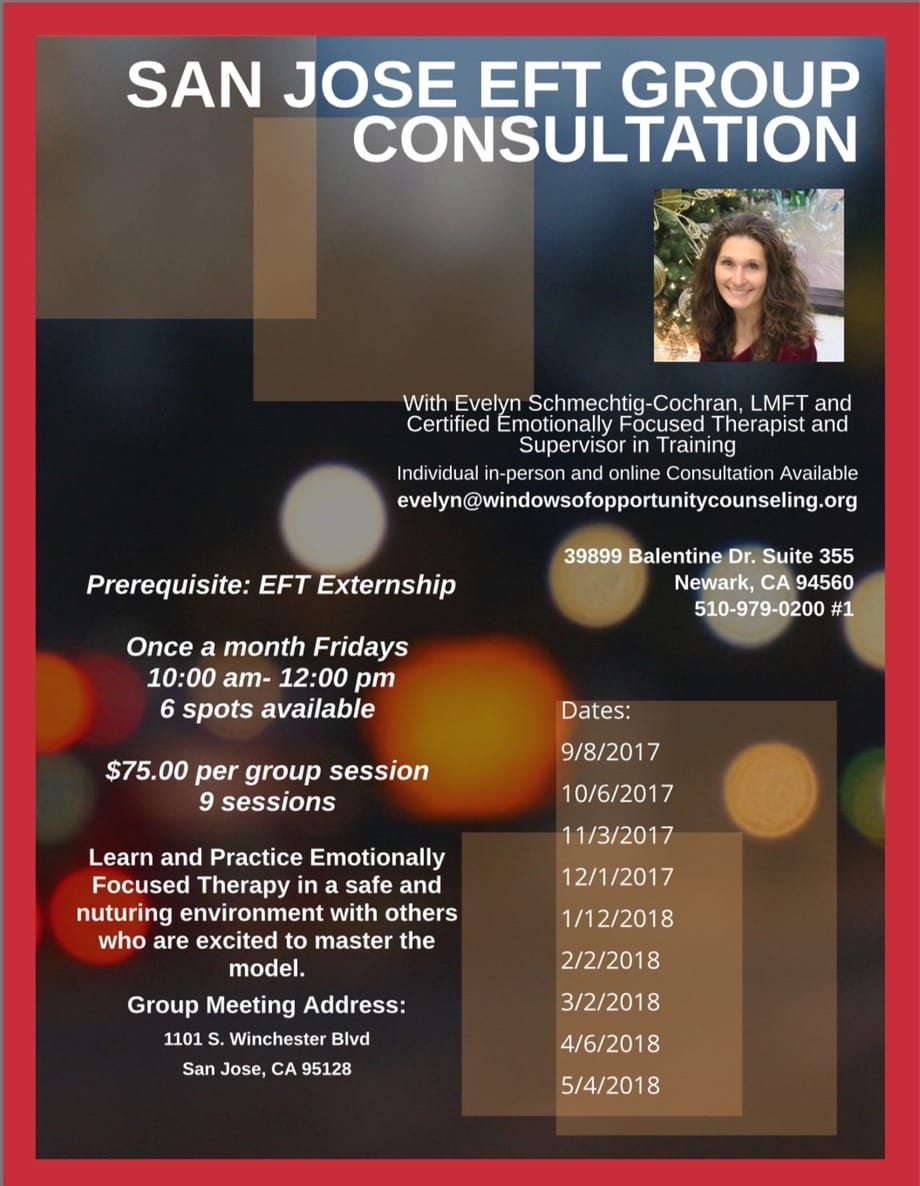 Eft Supervision Consultation Groups San Francisco Center For Emotionally Focused Therapy